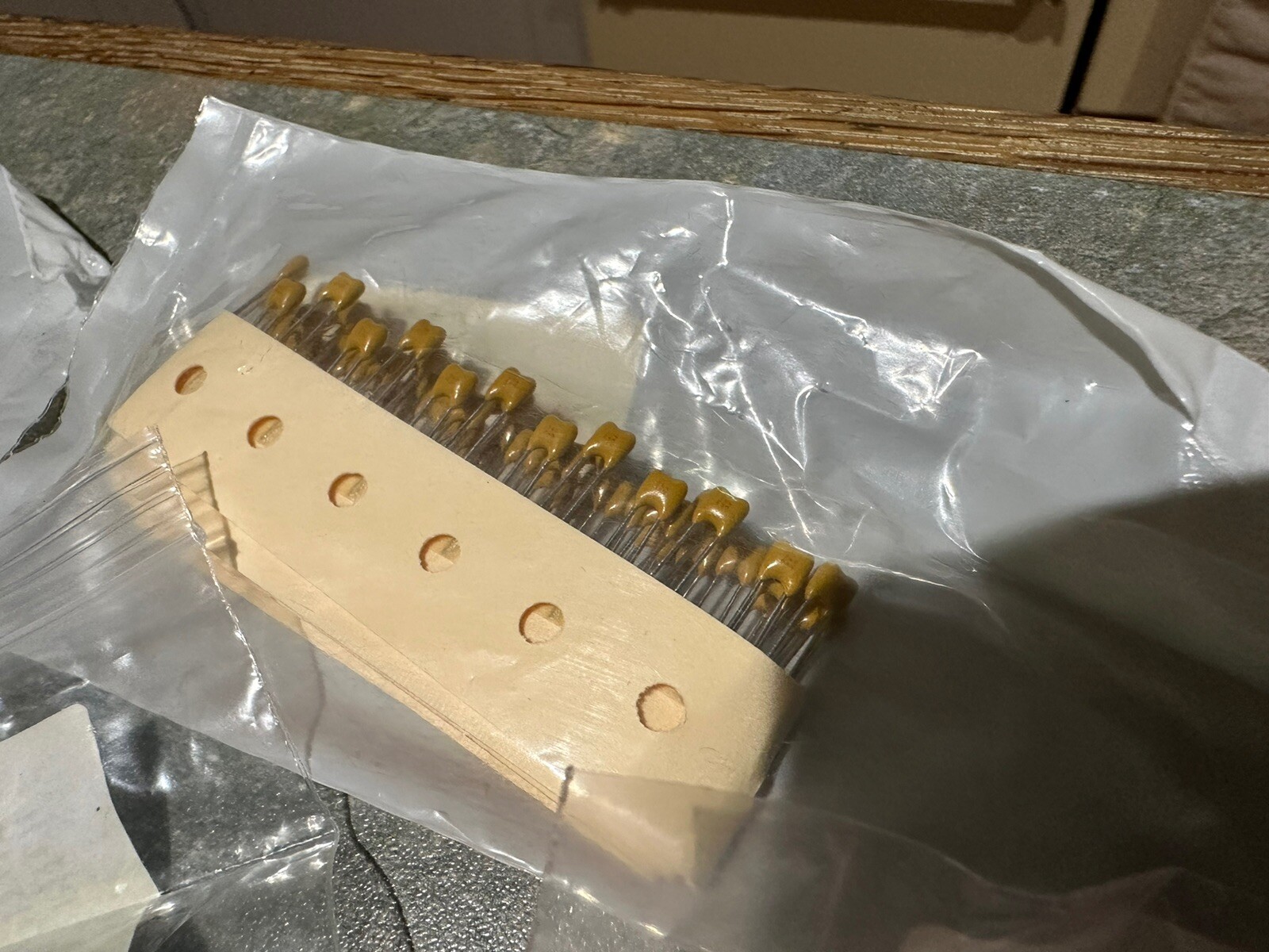 Reistors & Capacitors Job Lot. Hundreds Of Them. All New Unused, Good