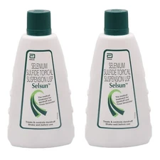 Selsun Suspension Anti Dandruff Shampoo 120 ML Pack of 2