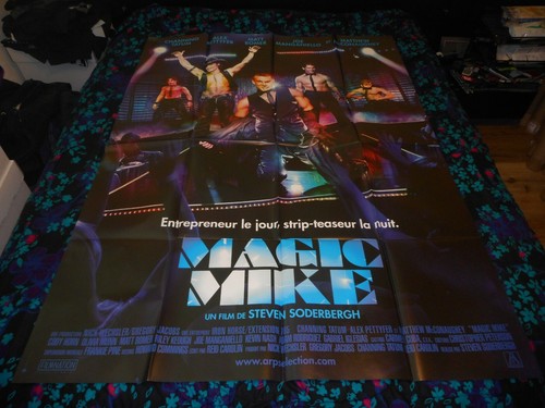 MAGIC MIKE - ORIGINAL HUGE FRENCH FOLDED POSTER - CHANNING TATUM