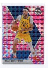 19-20 Mosaic Pink #110 Willie Cauley-Stein Base Warriors