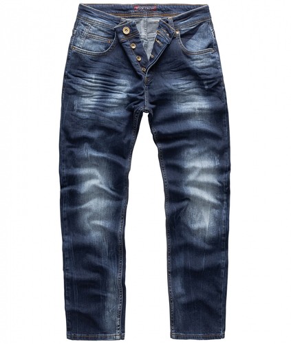 Herren Jeans Hose Rock Creek Designer Stretch Jeanshose Regular Slim Basic M19 - Bild 15 von 16