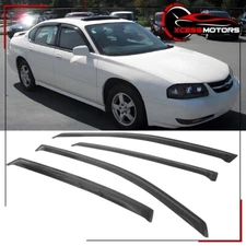 Fits 00-05 Chevrolet Impala Side Window Visors Vent Rain Sun Deflectors 4PCS