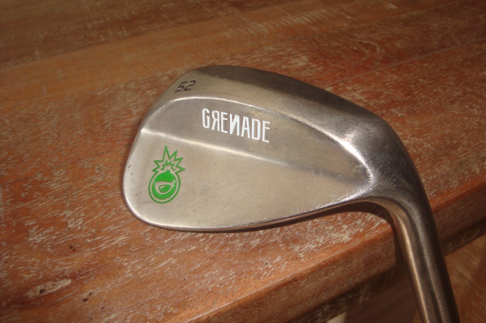 Bombtech Grenade Golf Wedge 52° Gap Wedge Steel Shaft Wedge Flex 