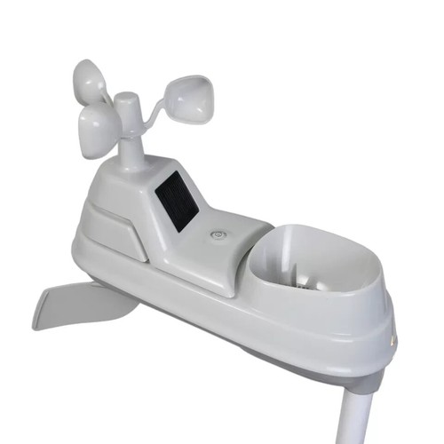 Sensor meteorológico AcuRite Iris 5 en 1 con pluviómetro 06004M velocidad del viento viento - Imagen 3 de 4