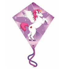 CIM Kinder-Drachen Fantasy Eddy Einhorn Flugdrachen drachenfliegen inkl. Schnur