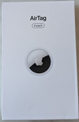 Genuine APPLE AirTag 1 Pack and 4 Pack Boxed Brand New Sealed Box 