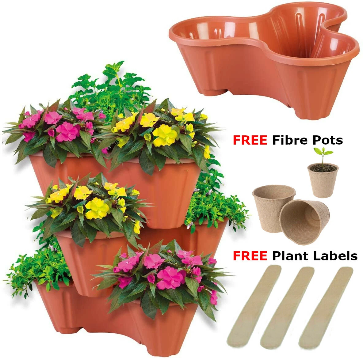 Fibre plant pots deals