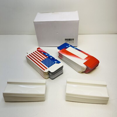 Eyelashes Packaging American flag Empty Eyelash Box Lash Box Packaging 50 Pieces