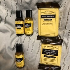 Lot of 5 Pharmacopia Citrus Body Bars, Shampoo, Conditioner  Body Lotion NEW