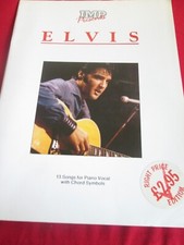IMP PRESENTS ELVIS: 13 SONGS FOR PIANO, VOCAL WITH CHORD SYMBOLS