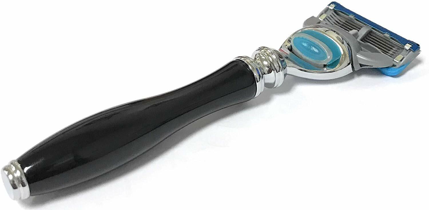 GBS 5 Blade Razor Black with Chrome Tip