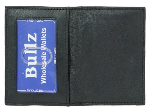 Schmal Unisex Kreditkartenetui Geldbörse RFID Signal Blockierung Dünn Doppelfaltung Organizer - Bild 3 von 11