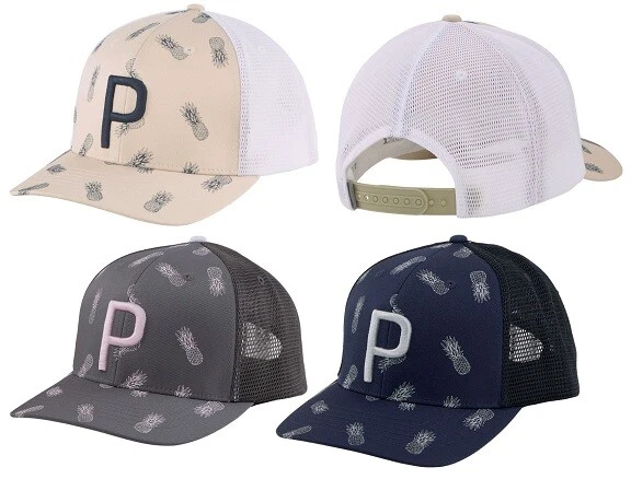 Puma Pineapple Trucker P Hat - Quiet Shade/Pink Mist