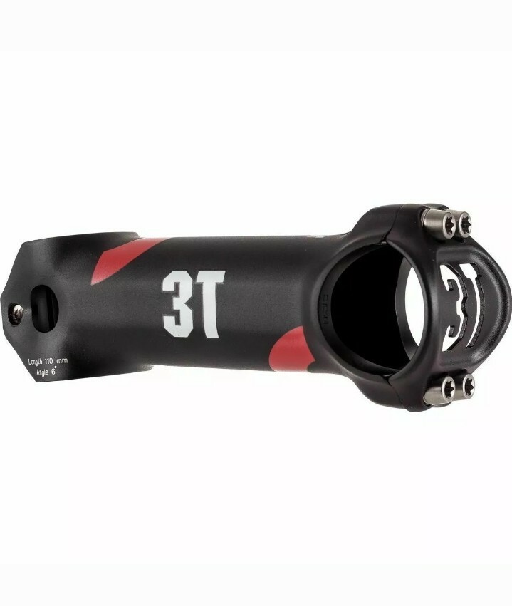3T Arx II Team Red/Blk Stem - 100mm, 31.8 Clamp, +/-17°, 1 1