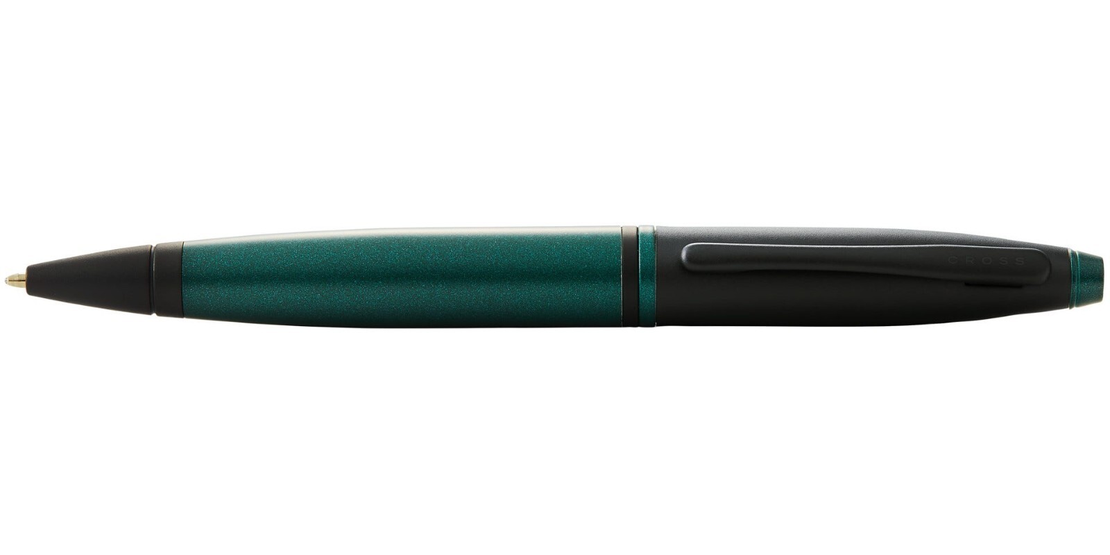 Cross Calais Matte Green Black Lacquer Ballpoint Pen NEW MENS DAD FATHERS GIFT