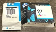 SET of 2 Genuine HP 96 Black  97 Tri-Color Ink Cartridges  SEALED BOX  PACK