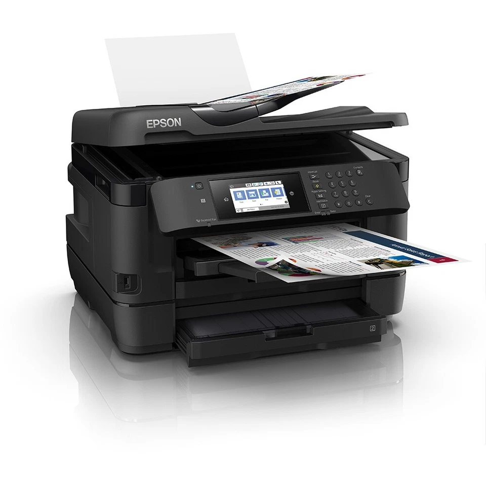 Epson WorkForce WF-7720dtwf A3 AIO Colour Inkjet Printer WF-7720 REF W/WARRANTY - Image 2 of 4