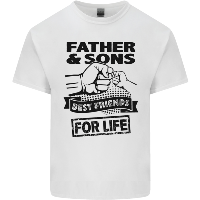 Father & Sons Best Friends for Life Mens Cotton T-Shirt Tee Top