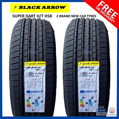 2X New 215 60 17 BLACKARROW H58 96H 215/60R17 2156017 *C/B RATED