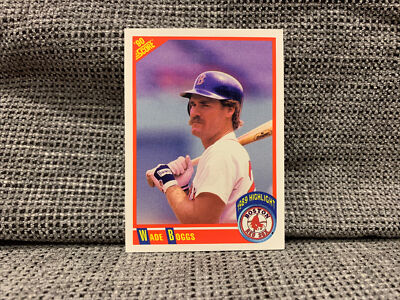 1990 Score Wade Boggs 1989 Highlight #704 Baseballkarte