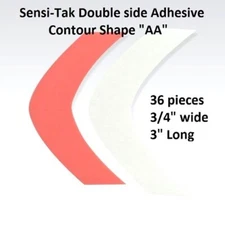 Sensi Tak Red Liner Tape by Walker Tape 1 pack = 36 pieces Shape AA