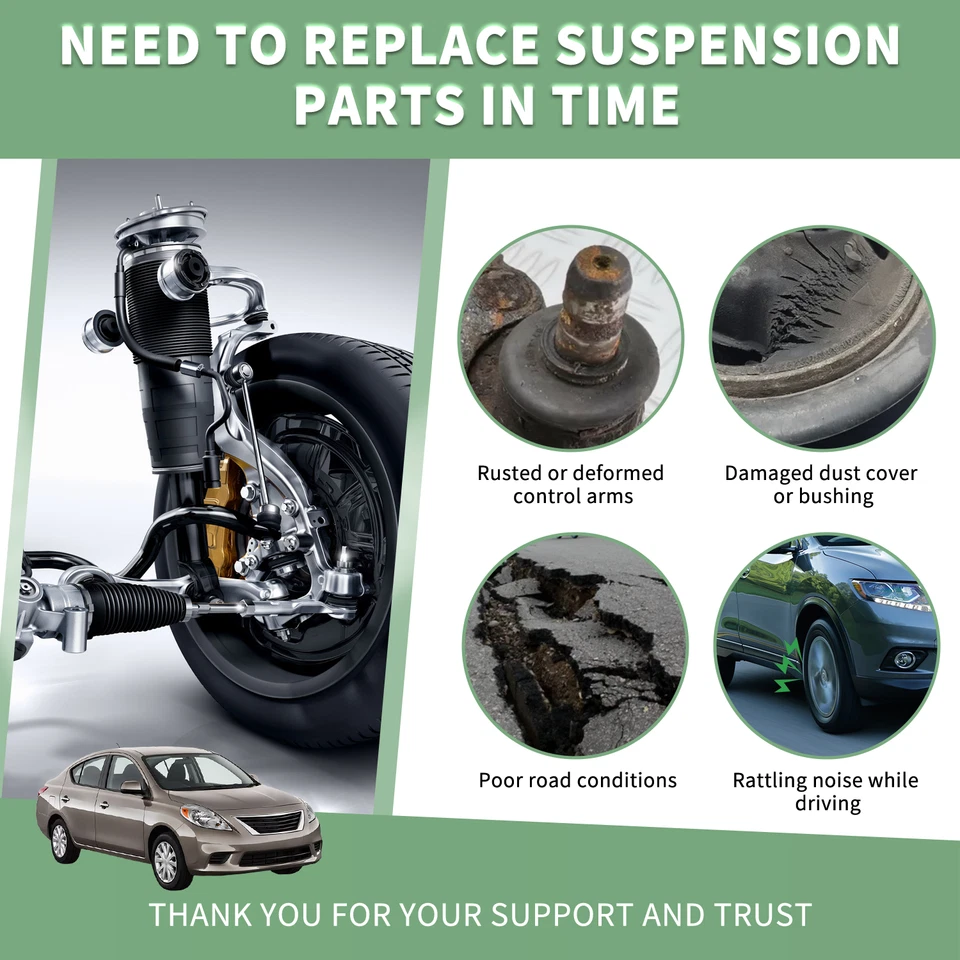 Braço de controle inferior dianteiro junta esférica adequada para 2007-2015 CADILLAC ESCALADE ESV - Imagem 4 de 4