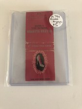 Vintage Las Vegas Matchbook Silver Slipper Gambling Hall Unstruck