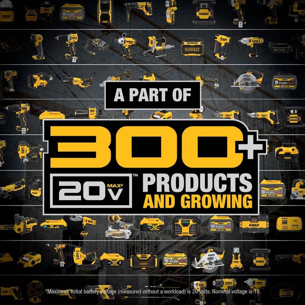 DEWALT Atomic 20V Lithium-Ion 1/2 in. Cordless Drill/Driver Kit w/ 2.0Ah Battery