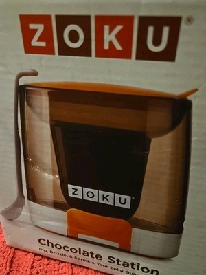 ZOKU Chocolate Station ~ Dip, Drizzle & Sprinkle Your Zoku Quick Pops ~ Open Box