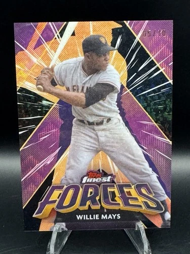 2026 Topps Finest Willie Mays Black Mini Diamond (RAW)