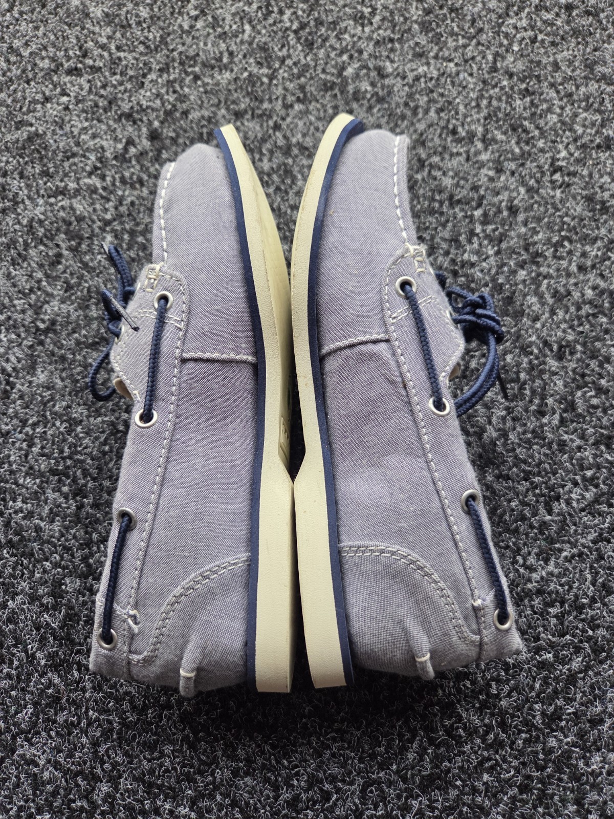 Timberland Classic Boat Shoes Blue Canvas Women’s UK 4 image 9