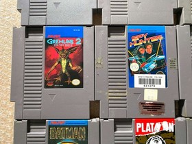LOT OF 12 Sunsoft NES Games (Super Spy Batman Lemmings Gremlins 2) - CARTS ONLY