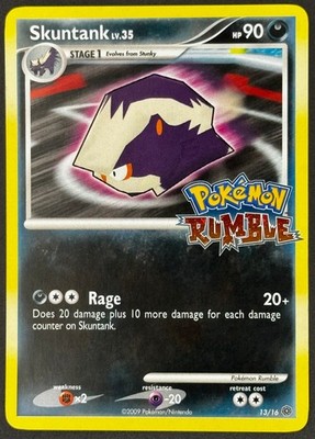 Pokemon TCG: Skuntank LV. 35 - Pokemon Rumble Promo 13/16 - LP