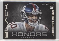 2012 Panini Black Honors 129/349 Eli Manning #13 h8k