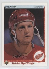 1990-91 Upper Deck French Bob Probert #448 0m8e