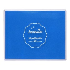 Large Sky Blue Stamp Ink Pad, Washable Craft Stamps Inkpad