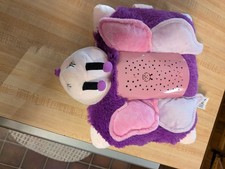 Pillow Pets Mrs. Butterfly Dream Lites Nightlight Toy Plush 2012 Purple Pink