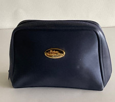 Christian Dior Perfumes Vintage Navy Cosmetic Travel Bag Pouch