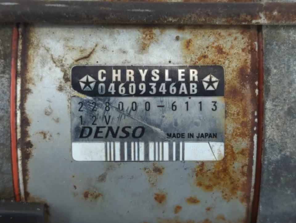 1998-2004 Chrysler Concorde Car Starter Motor Solenoid Oem GLUWR - Image 2 of 4