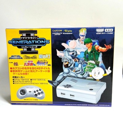 Retro-bit GENERATIONS II Retro Mini Console 42 Games Capcom Konami HDMI Sealed