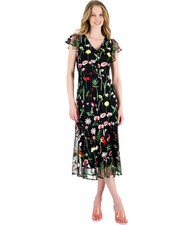 Sam Edelman Womens Floral Midi Dress