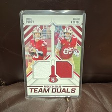 2025 Panini Rookies & Stars George Kittle Brock Purdy San Francisco 49ers #TD-SF