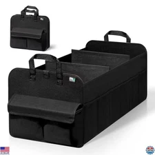 MIU COLOR Trunk Organizer for SUV, Collapsible Car Organizer with 12 Pockets,