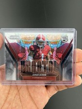 Panini 2025 Prizm Black Fractal Domani Jackson Football Card #11
