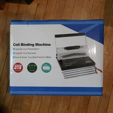 Spiral Coil Binding Machine with 46 Fully Disengaging Pins