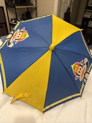 PAUL FRANK Umbrella For Kids Blue And Yellow with Fire Department 2009  Target
