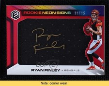 2019 Panini Elements Standard 19/25 Ryan Finley #RNS-RF Auto READ 1m1a