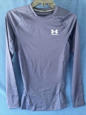 Under Armour Men's HeatGear Compression Long Sleeve Shirt, Navy S 194513905003 
