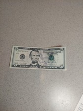 US 5 FIVE DOLLAR BILL BIRTHDAY NOTE  63O72630 JUNE 30 1972 2017 A, FREE SHIPPING