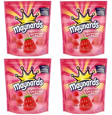Maynards Swedish Berries Gummy Candy, 816g (4 Pack)